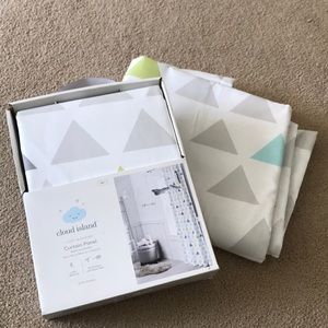 Sets of 2- 84” Nursery Curtains BRAND NEW